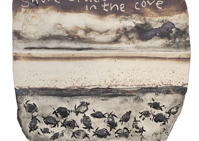 Shore crabs in the cove. 2012.