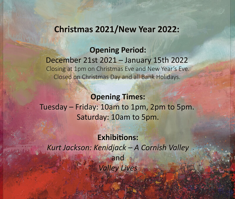 We are now on our Christmas Schedule