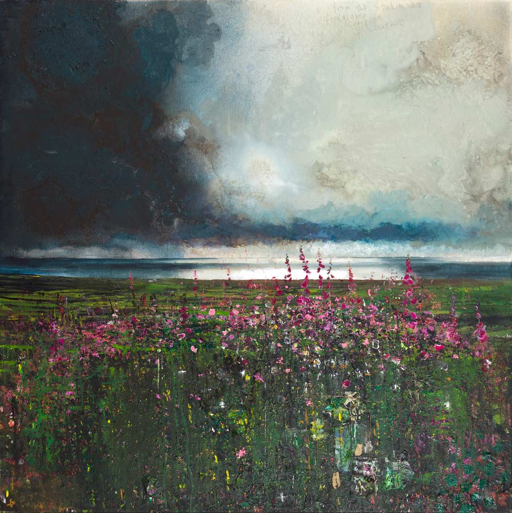 Kurt-Jackson---Foxgloves Kurt Jackson Carn Gloose Painting